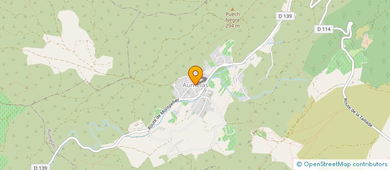 localisation de l'entreprise LE P TIT CHOEUR D AUMELAS  AUMELAS