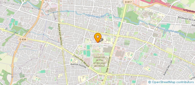 localisation de l'entreprise LE P'TIT CLUB à PAU