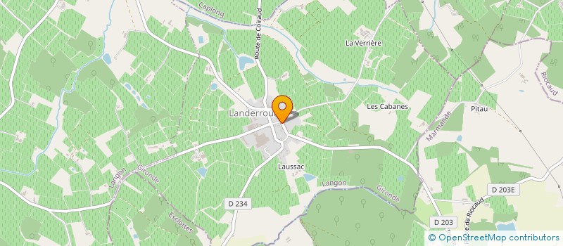 localisation de l'entreprise LE P'TIT COIN DE BONHEUR  LANDERROUAT