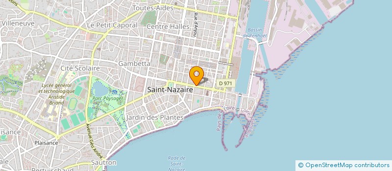 localisation de l'entreprise LE P'TIT COMPLICE EDITION  SAINT-NAZAIRE