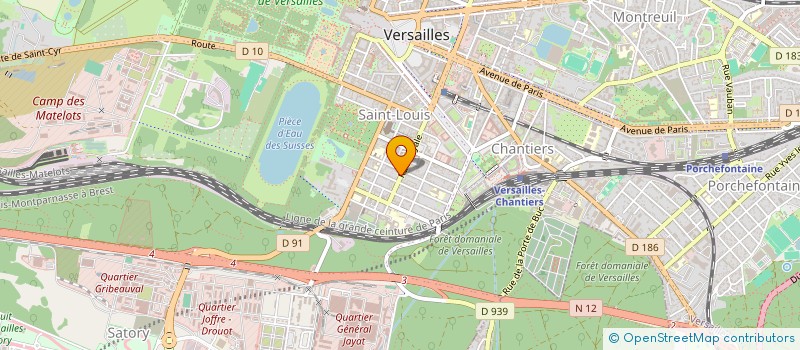 localisation de l'entreprise LE P'TIT CORDONNIER  VERSAILLES