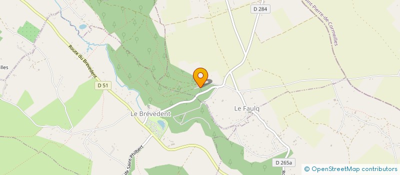 localisation de l'entreprise LE P'TIT DETOUR  LE FAULQ