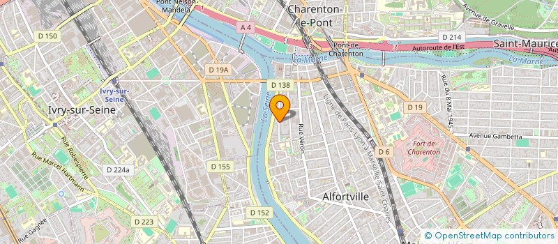 localisation de l'entreprise LE P'TIT' ECH. DE PARIS à ALFORTVILLE