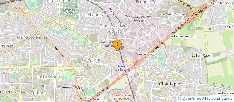 localisation de l'entreprise LE P TIT FACONNIER à RENNES
