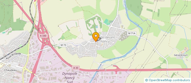 localisation de l'entreprise LE P'TIT FLEVILLE  FLEVILLE-DEVANT-NANCY