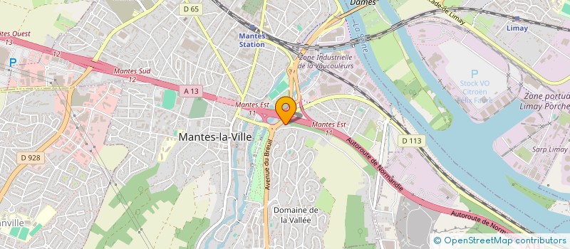 localisation de l'entreprise LE P'TIT GAVROCHE à MANTES-LA-VILLE