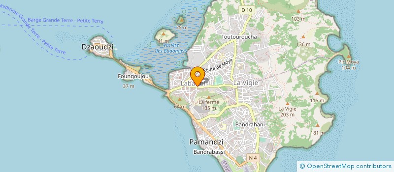 localisation de l'entreprise LE P'TIT GOURMAND à DZAOUDZI