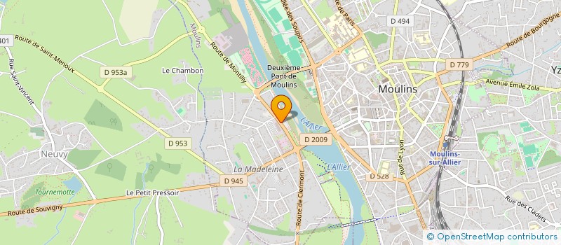 localisation de l'entreprise LE P'TIT JAMM à MOULINS