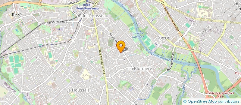 localisation de l'entreprise LE P'TIT K LOUP DES RUES à REZE
