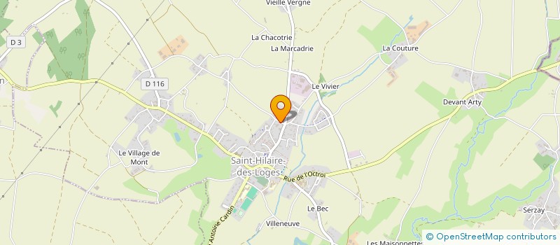localisation de l'entreprise LE P'TIT KANGOUROU à SAINT-HILAIRE-DES-LOGES