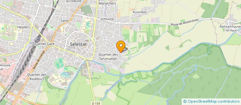 localisation de l'entreprise LE P'TIT MARCHE à SELESTAT