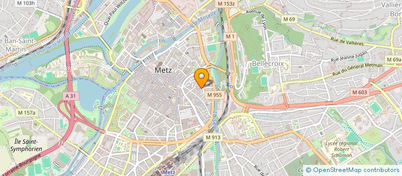 localisation de l'entreprise LE P'TIT MARCHE  METZ