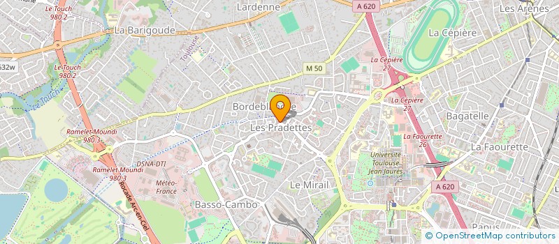 localisation de l'entreprise LE P'TIT MARCHE DES PRADETTES à TOULOUSE