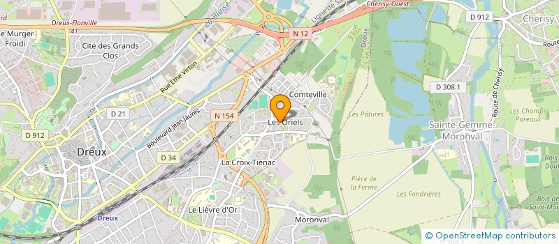 localisation de l'entreprise LE P'TIT MARIN DROUAIS à DREUX