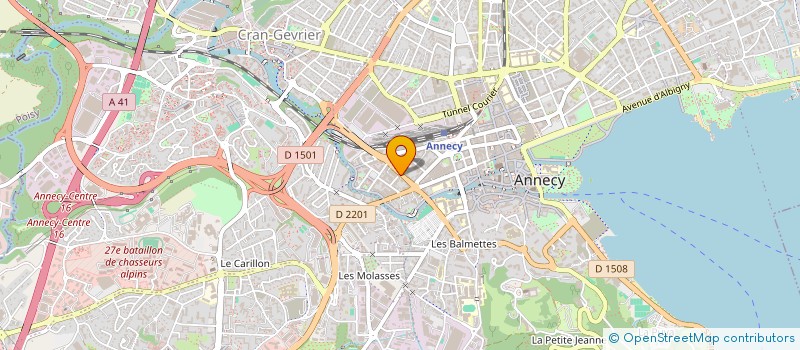 localisation de l'entreprise LE P'TIT MARSEILLAIS à ANNECY