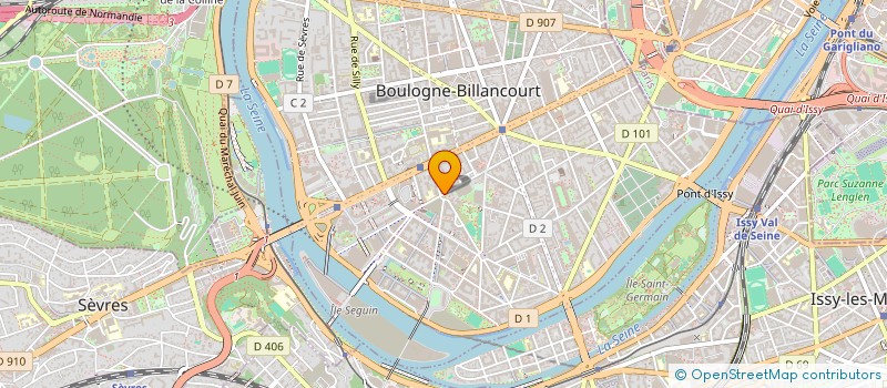 localisation de l'entreprise LE P'TIT MIMO  BOULOGNE-BILLANCOURT