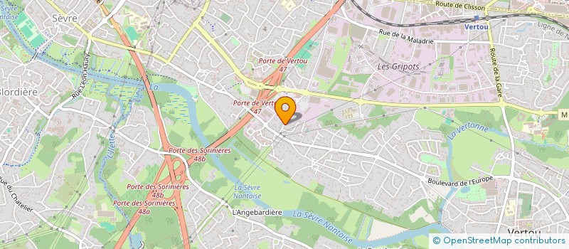 localisation de l'entreprise LE P'TIT MOUSSE  VERTOU