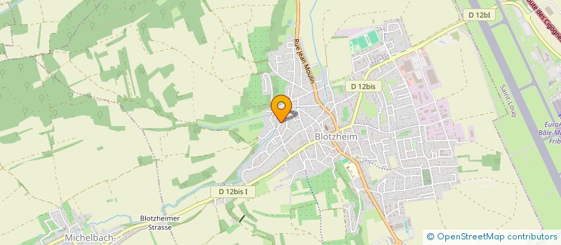 localisation de l'entreprise LE P'TIT NEGOCE  BLOTZHEIM