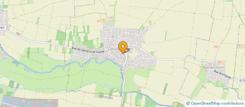 localisation de l'entreprise LE P'TIT PANIER GOURMAND  GEUDERTHEIM