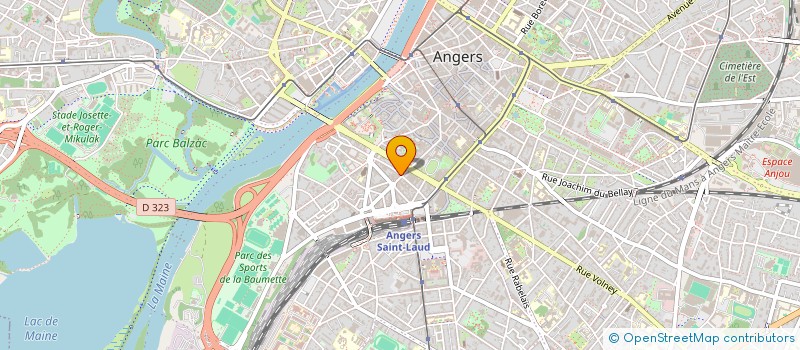 localisation de l'entreprise LE P'TIT PATON à ANGERS