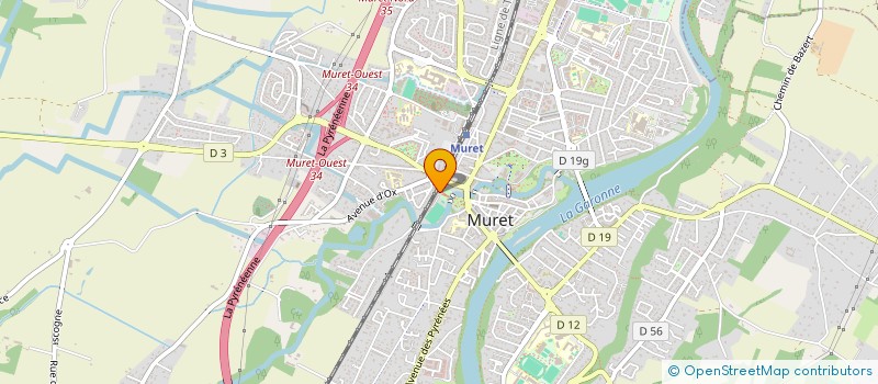 localisation de l'entreprise LE P'TIT PIMENT ROUGE  MURET