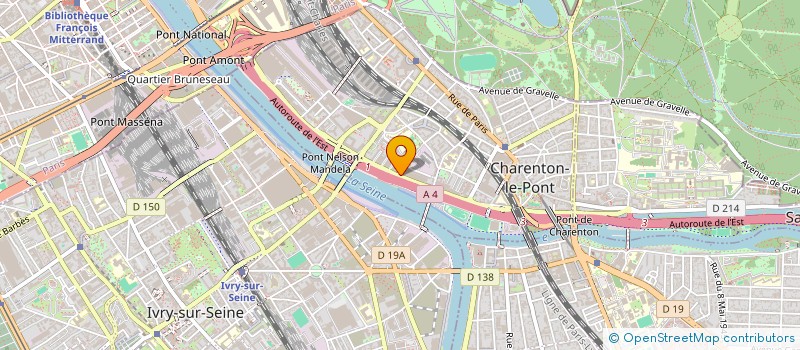 localisation de l'entreprise LE P'TIT PRATIQUE à CHARENTON-LE-PONT