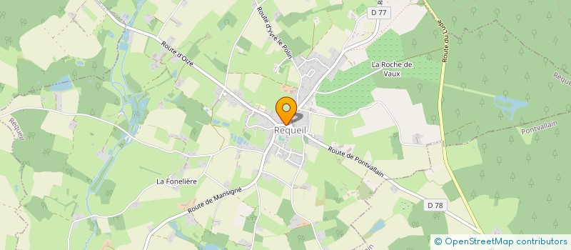 localisation de l'entreprise LE P'TIT REQUEIL  REQUEIL