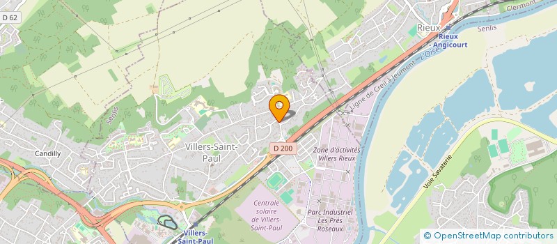 localisation de l'entreprise LE P'TIT RESTO  VILLERS-SAINT-PAUL