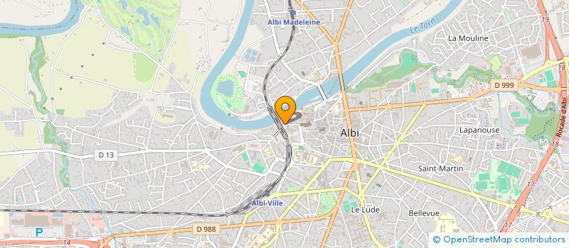 localisation de l'entreprise LE P'TIT RESTO à ALBI