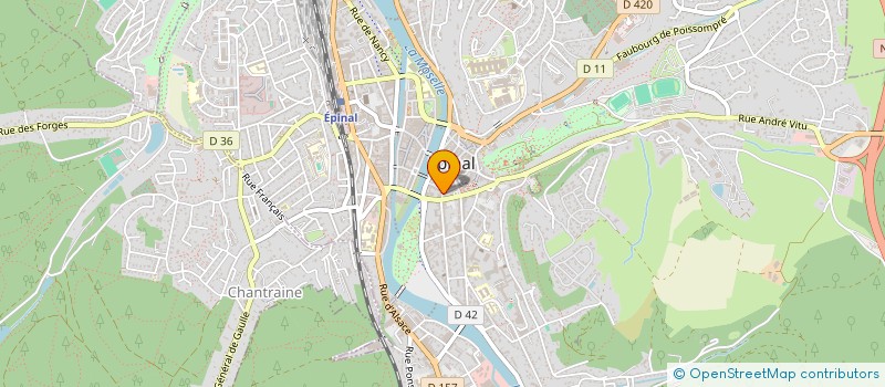 localisation de l'entreprise LE P'TIT RESTO D'ALDO à EPINAL