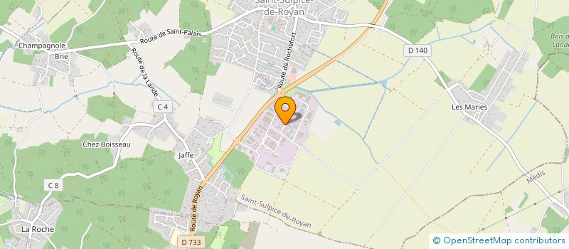 localisation de l'entreprise LE P'TIT SAINTONGEAIS à SAINT-SULPICE-DE-ROYAN