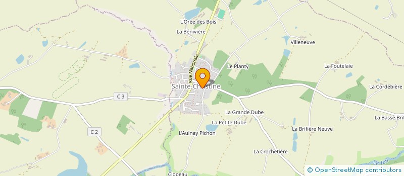 localisation de l'entreprise LE P'TIT SALON  CHEMILLE-EN-ANJOU