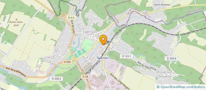 localisation de l'entreprise LE P'TIT SALON à EPERNON