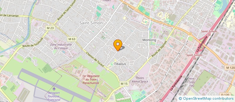 localisation de l'entreprise LE P'TIT SIMON  TOULOUSE