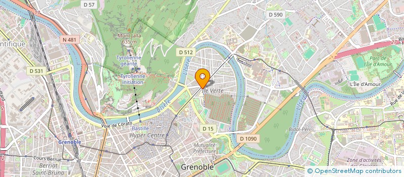 localisation de l'entreprise LE P'TIT SOU DE PAUL BERT  GRENOBLE