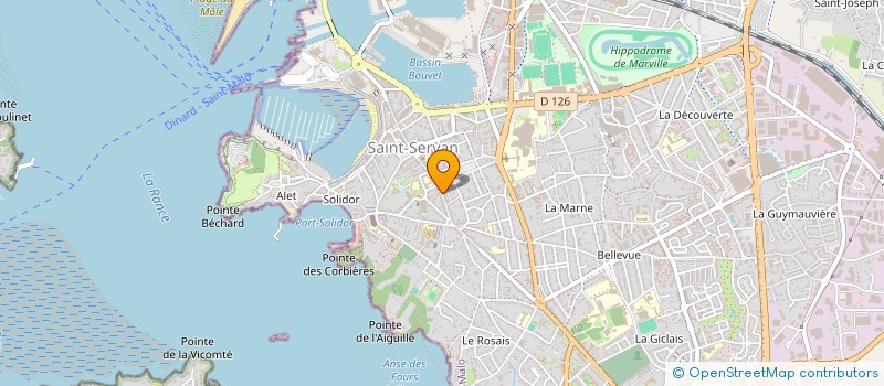 localisation de l'entreprise LE P'TIT THAI à SAINT-MALO