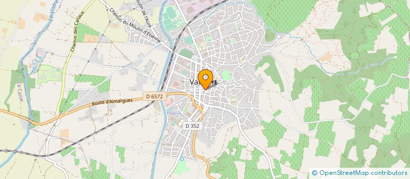 localisation de l'entreprise LE P'TIT TROP à VAUVERT