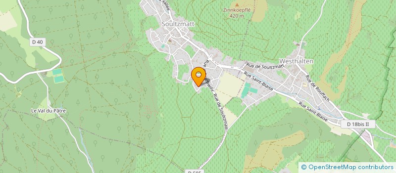 localisation de l'entreprise LE P'TIT UNIVERT  SOULTZMATT