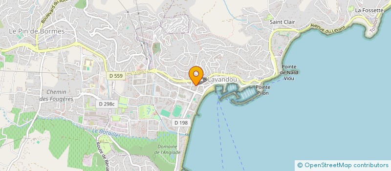 localisation de l'entreprise LE PABAN à LE LAVANDOU
