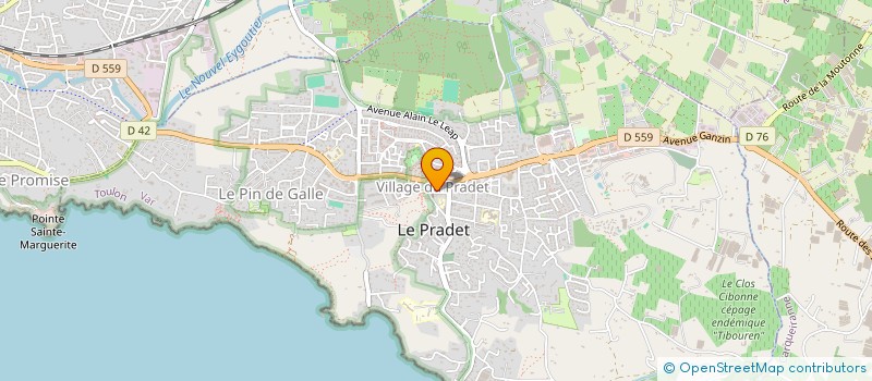 localisation de l'entreprise LE PABLO à LE PRADET