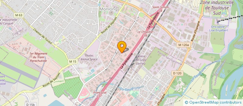 localisation de l'entreprise LE PAC DECOUPE à TOULOUSE