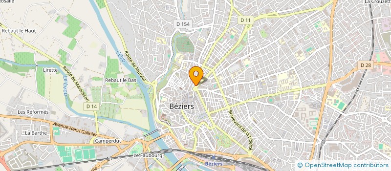 localisation de l'entreprise LE PACHA à BEZIERS