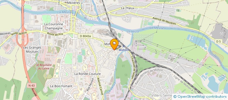 localisation de l'entreprise LE PACHA à CHARLEVILLE-MEZIERES