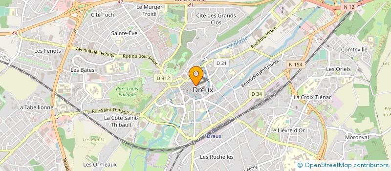 localisation de l'entreprise LE PACHA à DREUX
