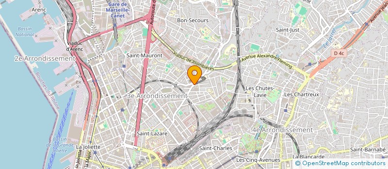localisation de l'entreprise LE PACHA à MARSEILLE