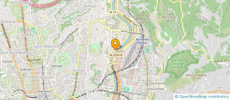 localisation de l'entreprise LE PACHA à NICE