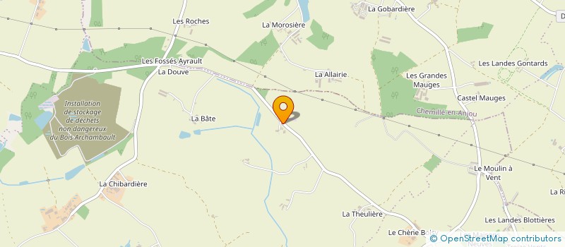 localisation de l'entreprise LE PACHA  BEAUPREAU-EN-MAUGES