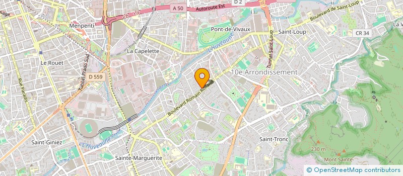 localisation de l'entreprise LE PACIFIQUE à MARSEILLE