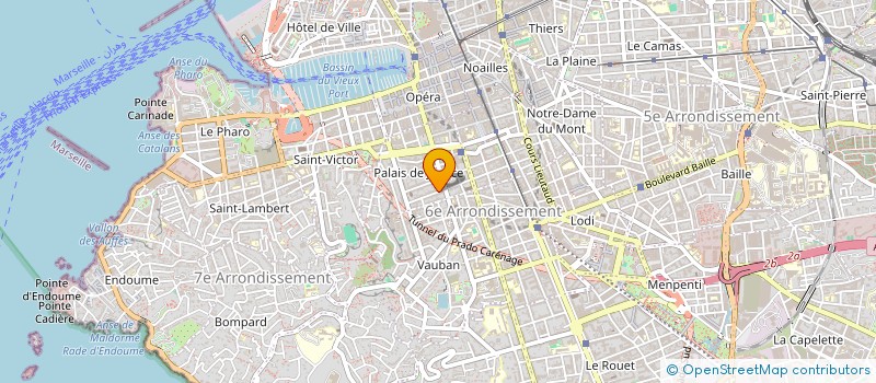 localisation de l'entreprise LE PACIN à MARSEILLE