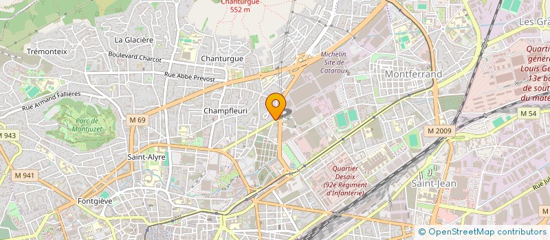 localisation de l'entreprise LE PACK MONTFERRANDAIS  CLERMONT-FERRAND